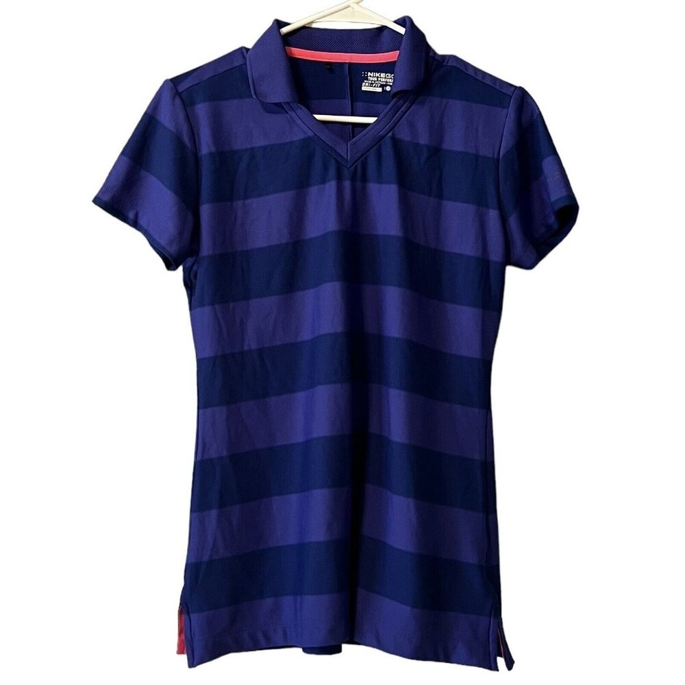 Nike Golf Tour Performance Dri-Fit Women's Purple Short Sleeve Top M Athleisure